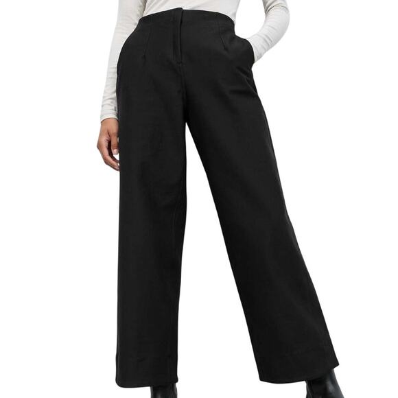 Lululemon Utilitech Relaxed Mid Rise Trouser 7/8 Black Women's Size 12 EUC - Picture 1 of 10